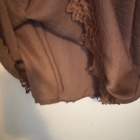 Entro Army green Lace Trim Sleeveless Camisole - Picture 12 of 12